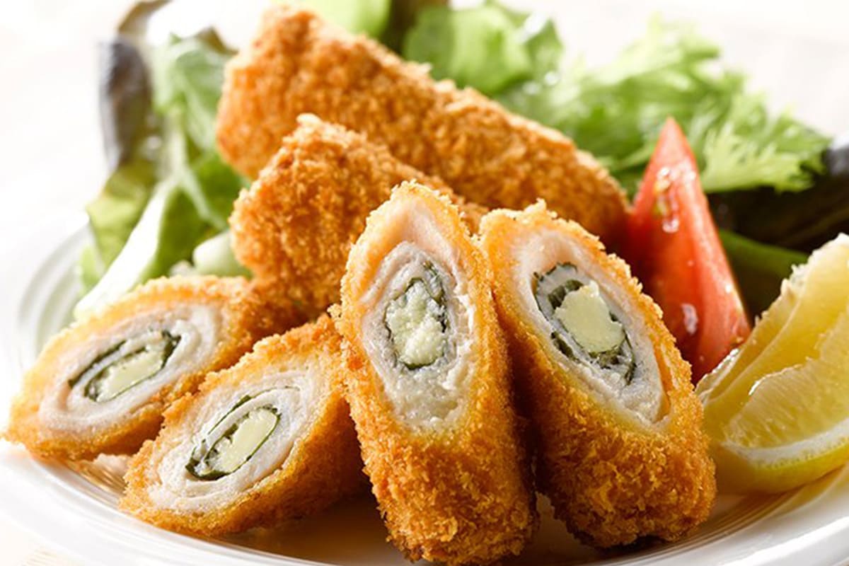 チーズチキン大葉巻
